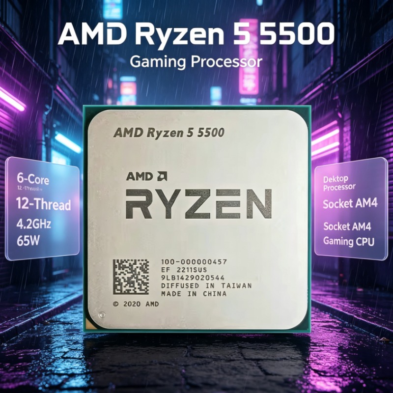 AMD Ryzen 5 5500 AM4 Desktop C - Amd Cpu Ryzen 5 recension och pris
