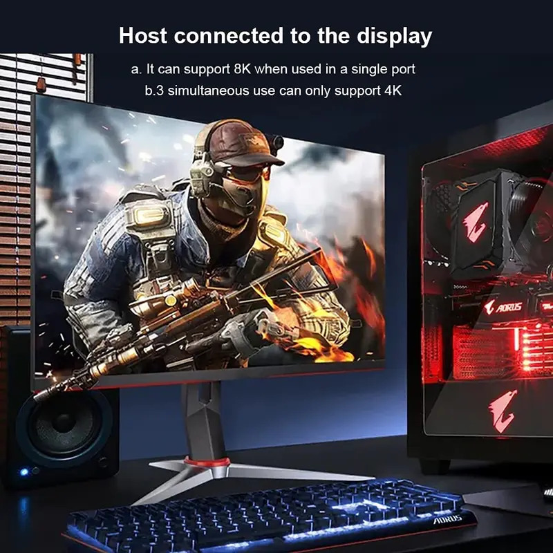 MST DisplayPort Splitter 1 in  - Esports Gaming Hub recension och pris