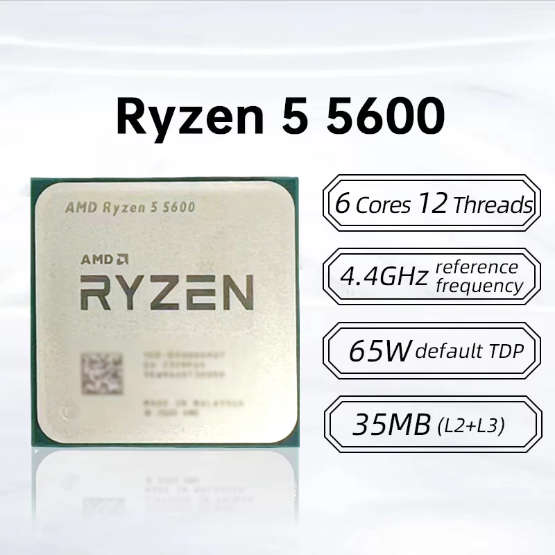 AMD Ryzen 5 5600 AMD R5 5600 C - Amd Cpu Ryzen 5 recension och pris