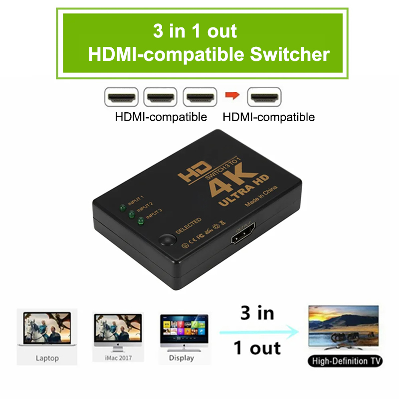 3 in 1 HDMI-compatible Switch  - Esports Gaming Hub recension och pris