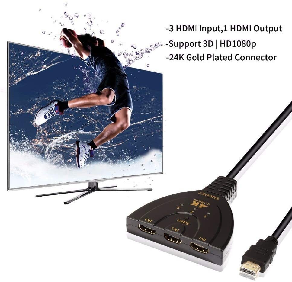 HDMI-Compatible Switch KVM Spl - Esports Gaming Hub recension och pris
