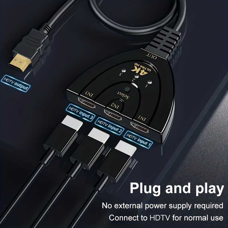 4K*2K 3 Port HDTV-compatible S - Esports Gaming Hub recension och pris