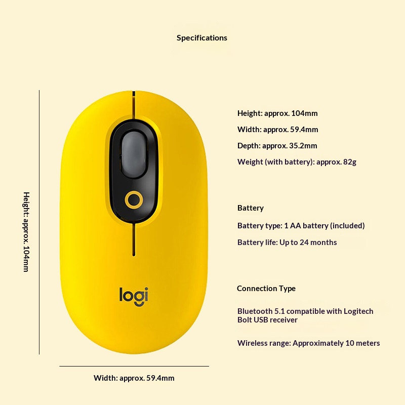 Logitech M350POP Dormitory e-s - Esports Online Gaming recension och pris