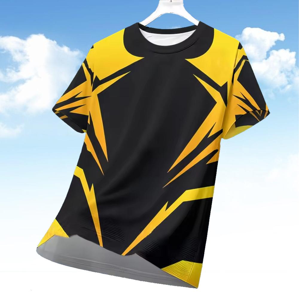 Men's 3D Geometry Print Short- - Esports Gaming Top recension och pris