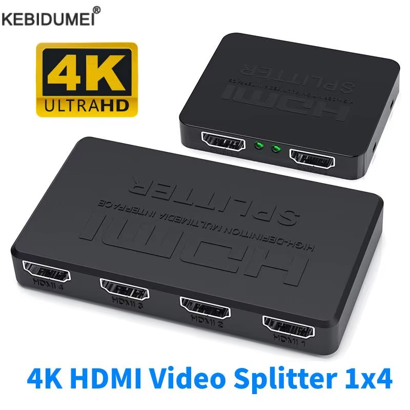 1 in 4 Out HDMI Splitter HD 4K - Esports Gaming Hub recension och pris