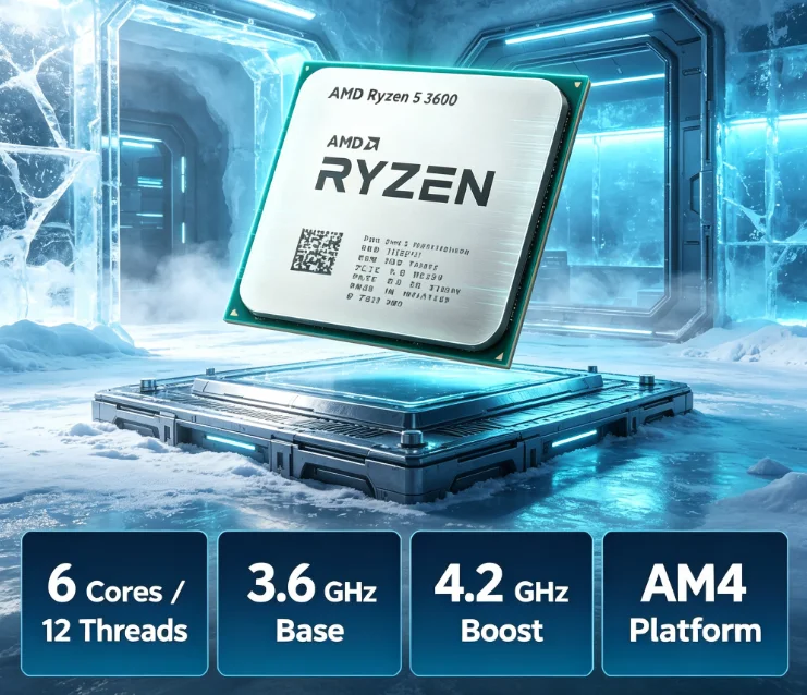 AMD Ryzen 5 3600 Matisse Archi - Amd Cpu Ryzen 5 recension och pris