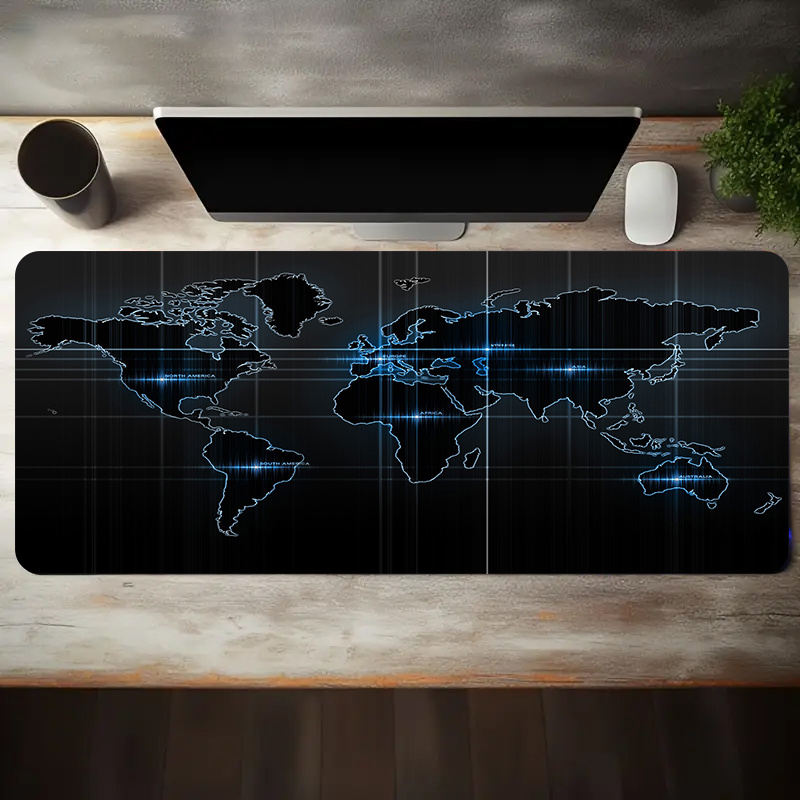 Tech World Map Gaming Mouse Pa - Esports Gaming World recension och pris
