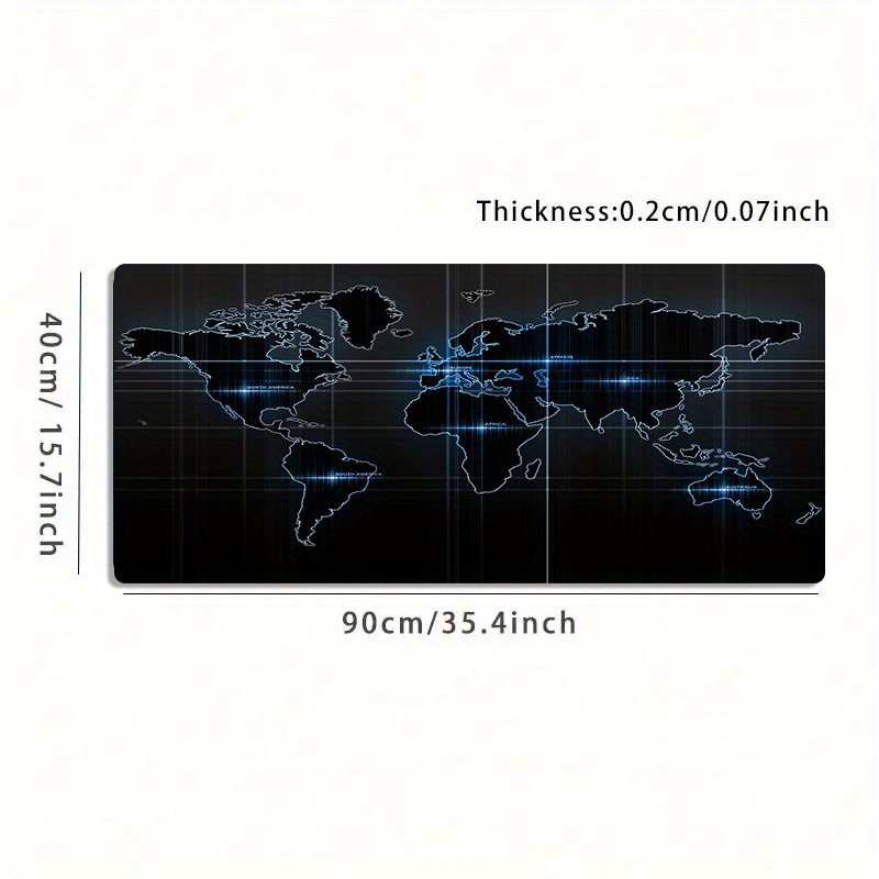 Tech World Map Gaming Mouse Pa - Esports Gaming World recension och pris