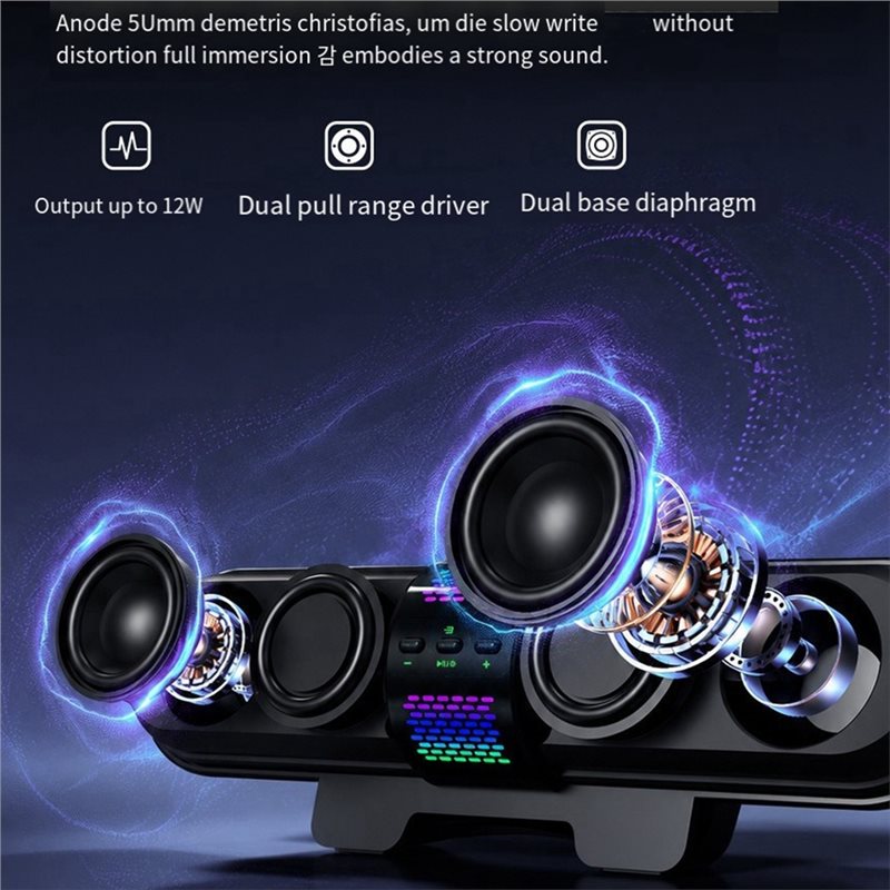 ~【On Sale】Esports Speaker RGB  - Esports Online Gaming recension och pris