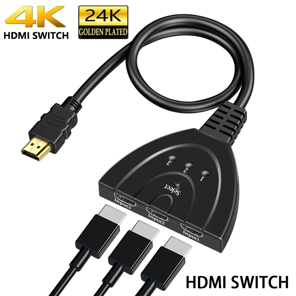 HDTV Switch 3 in 1 4k Splitter - Esports Gaming Hub recension och pris